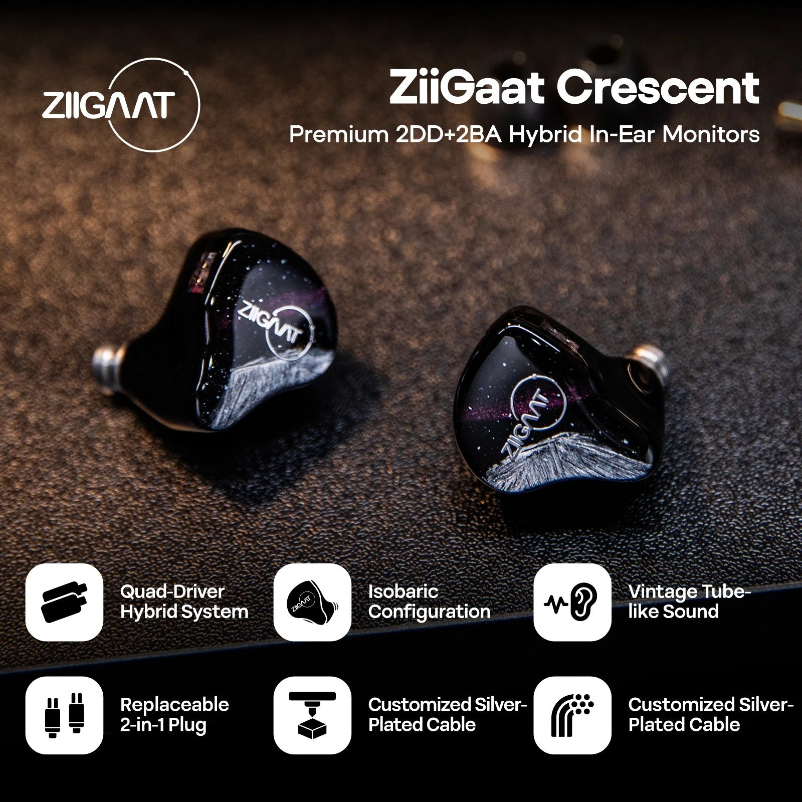 ZiiGaat Crescent IEM