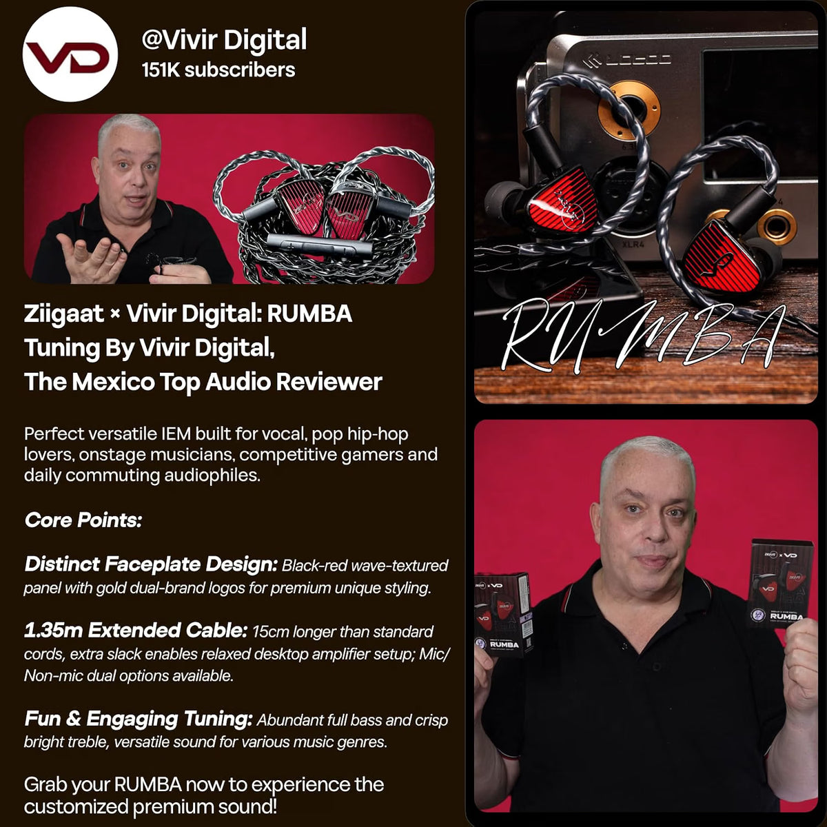 ZiiGaat x Vivir Digital: RUMBA IEM