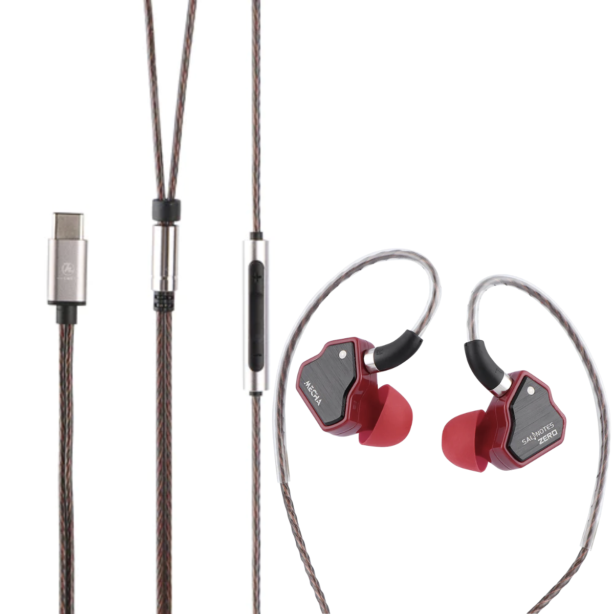 7Hz Salnotes Zero IEM – 10mm Driver, Type-C Earphones with Mic
