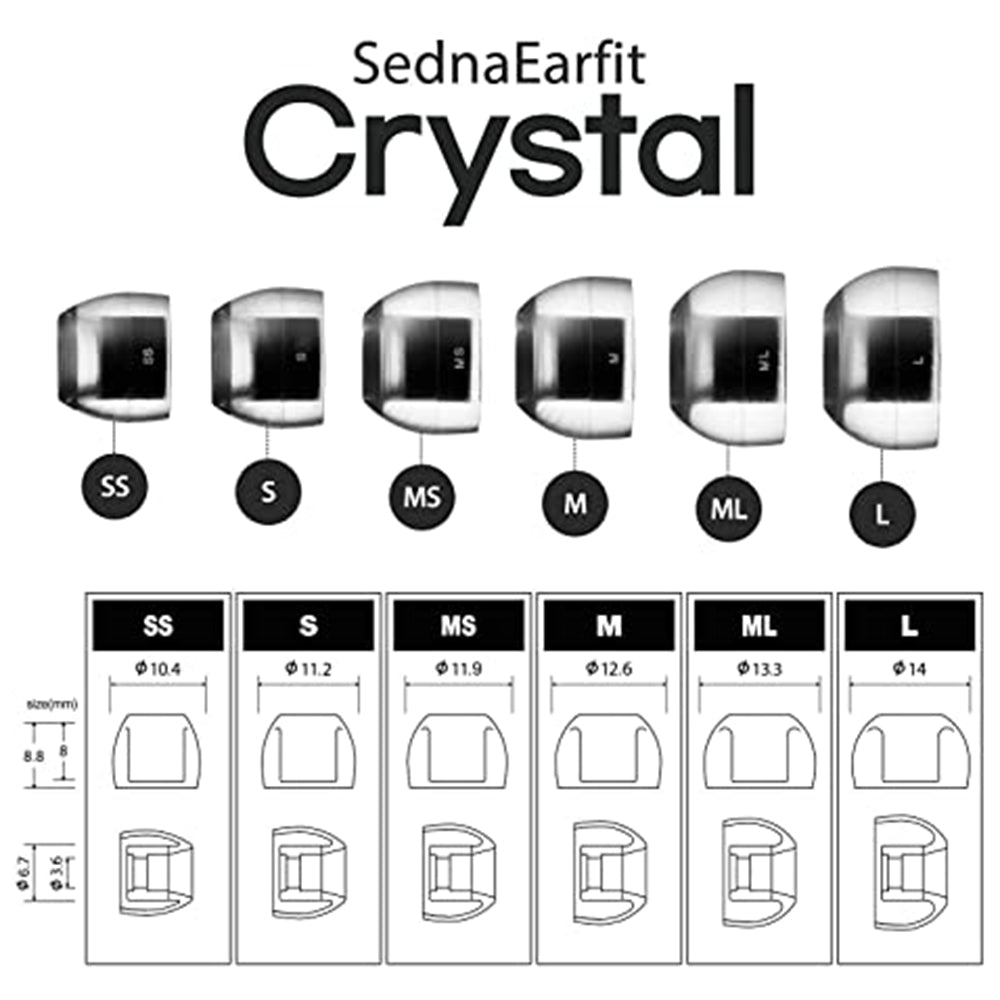 AZLA SednaEarfit Crystal Standard