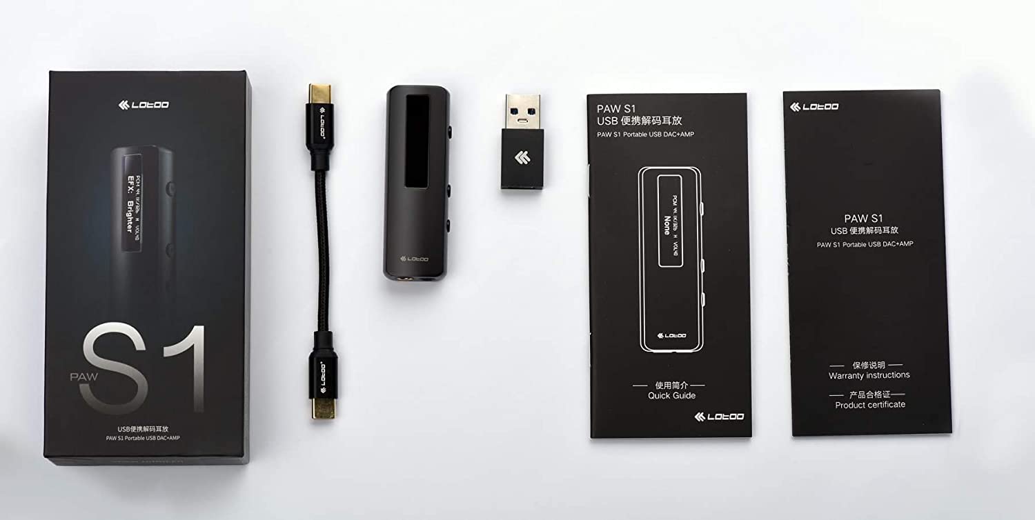 Lotoo PAW S1 Portable USB DAC-Amp (MQA Certified)