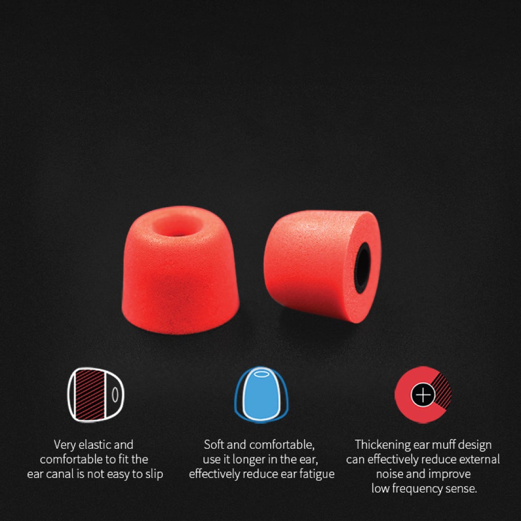 KZ Acoustics Memory Foam Eartips