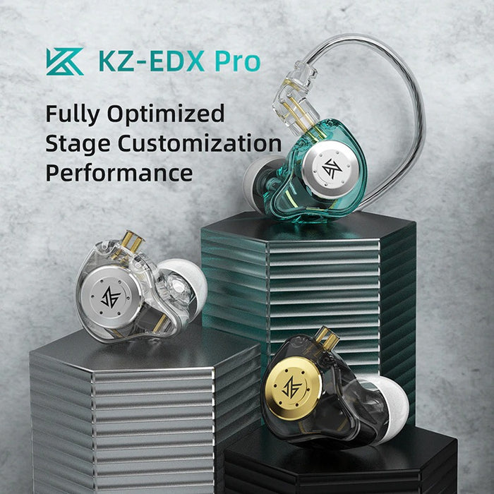 KZ EDX Pro Wired IEM Earphones With Mic